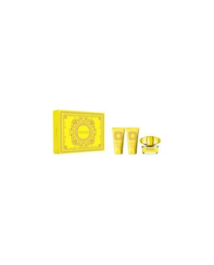 VERSACE YELLOW DIAMONDS GIFT SET EDT 50 ML SHOWER GEL 50 ML YELLOW DIAMONDS AND YELLOW DIAMONDS BODY LOTION 50 ML