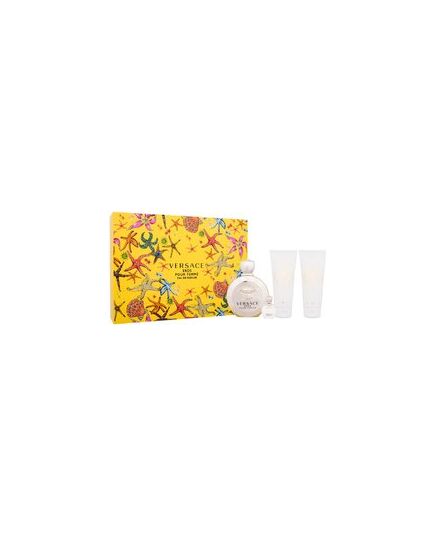 VERSACE EROS POUR FEMME GIFT SET EDP 100 ML, SHOWER GEL 100 ML, BODY LOTION 100 ML AND MINIATURE EDP 5 ML