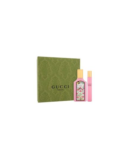 GUCCI FLORA GORGEOUS GARDENIA GIFT SET EDP 50 ML AND EDP MINIATURE 7.4 ML