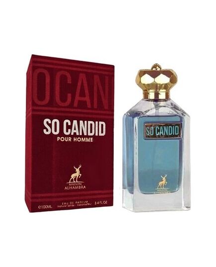 MAISON ALHAMBRA SO CANDID POUR HOMME EDP 100ML