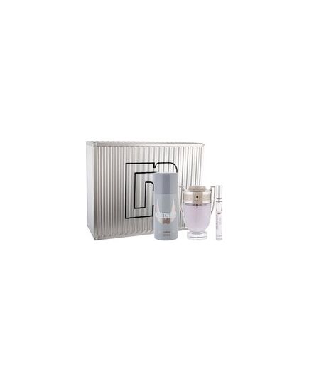 PACO RABANNE INVICTUS SET EDT 100 ML + DEOSPRAY 150 ML + MINIATURE EDT 10 ML