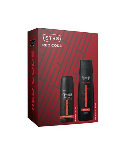 STR8 RED CODE GIFT SET DEOSPRAY 150 ML A SPRCHOVÝ GEL 400 ML