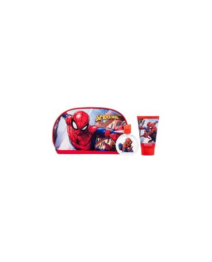 FRAGRANCES FOR CHILDREN SPIDERMAN GIFT SET EDT 50 ML, SHOWER GEL 100 ML AND COSMETIC BAG