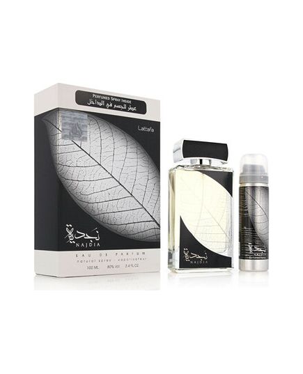 LATTAFA PERFUMES NAJDIA GIFT SET EDP 100 ML AND DEOSPRAY 50 ML