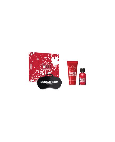 DSQUARED2 RED WOOD GIFT SET EDT 50 ML, SHOWER GEL 100 ML AND SLEEPING MASK