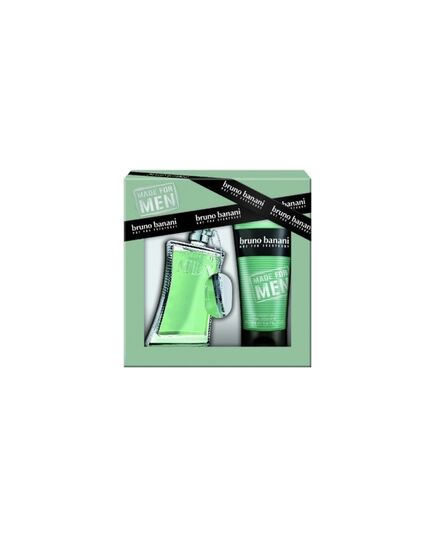 BRUNO BANANI MADE FOR MEN GIFT SET EDT 30 ML SHOWER GEL AND MADE FOR MEN 50 ML