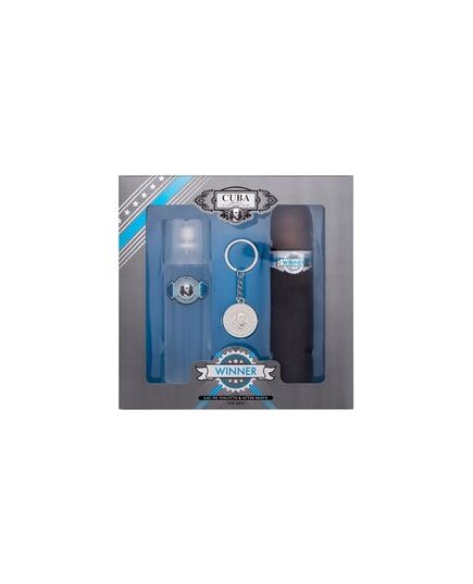 CUBA WINNER GIFT SET EDT 100 ML, AFTER SHAVE 100 ML AND PENDANT