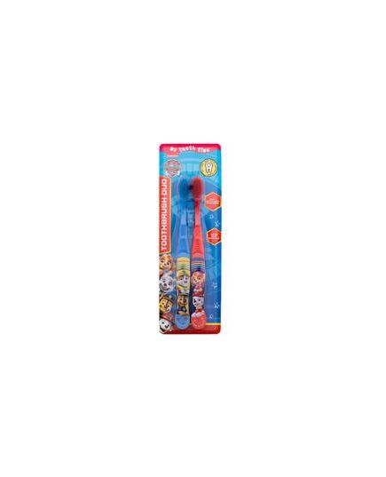 FRAGRANCES FOR CHILDREN PAW PATROL TOOTHBRUSH DUO SUPER SOFT 4-6 ( BLUE AND RED  )