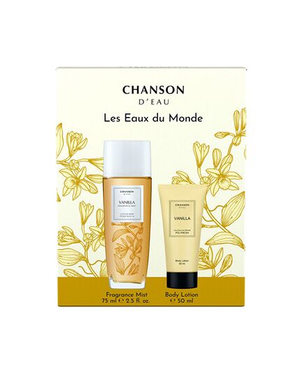 CHANSON D´EAU VANILLA GIFT SET MLHA NA TĚLO A VLASY 75 ML  A BODY LOTION 50 ML