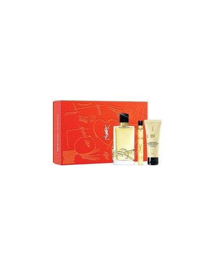 YVES SAINT LAURENT LIBRE GIFT SET EDP 90 ML, BODY LOTION 50 ML AND MINIATURE EDP 10 ML
