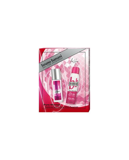 BRUNO BANANI PURE WOMAN GIFT SET DEODORANT 75 ML A ANTIPERSPIRANT 150 ML
