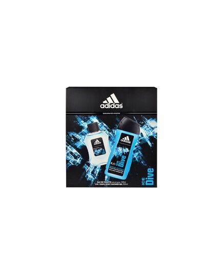 ADIDAS ICE DIVE GIFT SET EDT 100 ML SHOWER GEL ICE DIVE 250 ML
