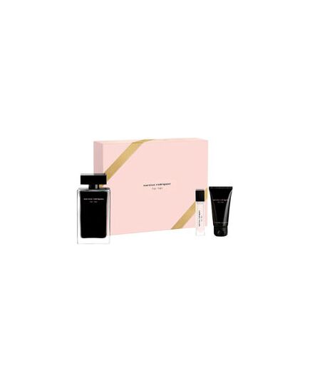NARCISO RODRIGUEZ FOR HER EDT GIFT SET 100 ML, BODY LOTION 50 ML AND MINIATURE EDT 10 ML