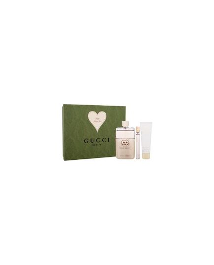GUCCI GUILTY POUR FEMME GIFT SET EDP 90ML, BODY LOTION 50ML AND MINI EDP 10ML