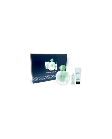 GIORGIO ARMANI ACQUA DI GIOIA SET EDP 100 ML + BODY LOTION 50 ML + MINIATURE EDP 15 ML