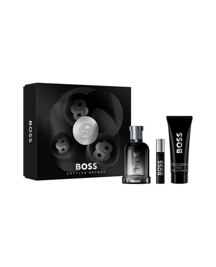 HUGO BOSS BOSS BOTTLED BEYOND DÁRKOVÁ SADA EDP 100 ML, SPRCHOVÝ GEL 100 ML A MINIATURKA EDP 10 ML