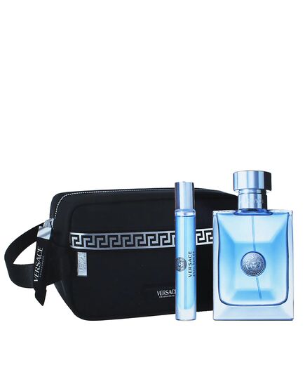 VERSACE POUR HOMME SET EDT 100 ML + EDT 10 ML + COSMETIC BAG