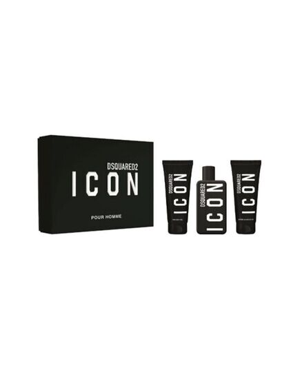DSQUARED2 ICON POUR HOMME DÁRKOVÁ SADA EDP 100 ML, SPRCHOVÝ GEL 100 ML A BALZÁM PO HOLENÍ 100 ML