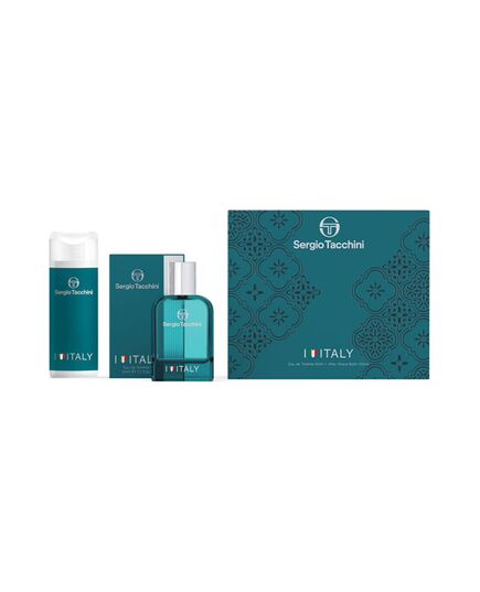 SERGIO TACCHINI I LOVE ITALY GIFT SET EDT 50 ML A AFTER SHAVE BALSAM ( BALZÁM PO HOLENÍ ) 100 ML