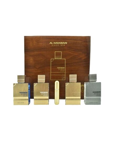 AL HARAMAIN AMBER OUD DÁRKOVÁ KOLEKCE EDP 4 X 60 ML A PLNITELNÝ FLAKON
