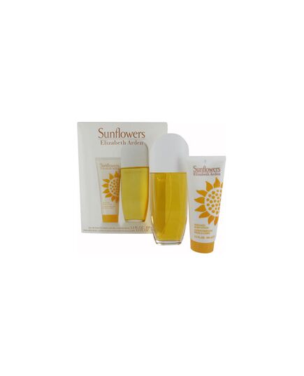 ELIZABETH ARDEN SUNFLOWERS LARGE GIFT SET EDT 100 ML BODY LOTION AND 100 ML SUNFLOWERS