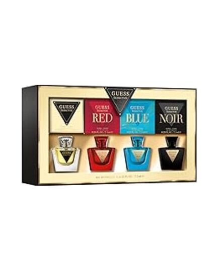 GUESS SEDUCTIVE COLLECTION SET - KOLEKCE MINIATUR  DÁRKOVÁ SADA EDT SEDUCTIVE 7,5 ML A EDT SEDUCTIVE NOIR 7,5 ML A EDT SEDUCTIVE BLUE 7,5 ML A EDT SEDUCTIVE