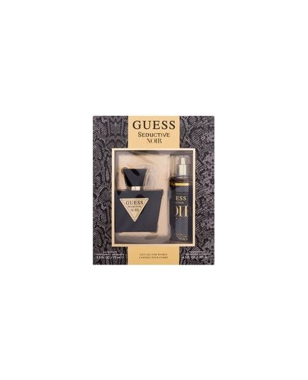 GUESS SEDUCTIVE NOIR GIFT SET EDT 75 ML AND BODY SPRAY 125 ML