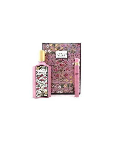 GUCCI FLORA GORGEOUS GARDENIA GIFT SET EDP 100 ML AND EDP MINIATURE 10 ML
