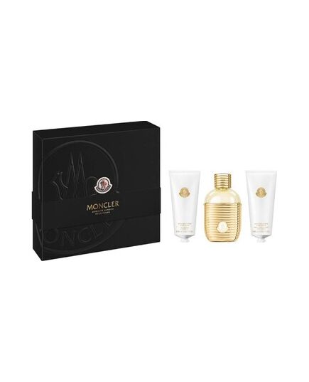 MONCLER SUNRISE POUR FEMME DÁRKOVÁ SADA EDP 100 ML, SPRCHOVÝ GEL 100 ML A TĚLOVÝ KRÉM 100 ML
