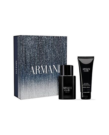 GIORGIO ARMANI CODE FOR MEN PARFUM DÁRKOVÁ SADA PARFUM 50 ML A SPRCHOVÝ GEL 75 ML