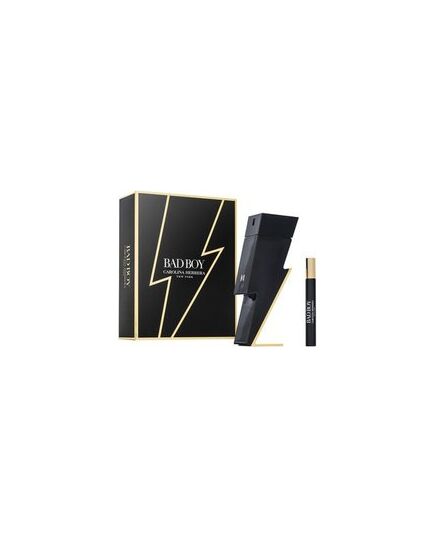 CAROLINA HERRERA BAD BOY GIFT SET EDT 100 ML AND MINIATURE EDT 10 ML