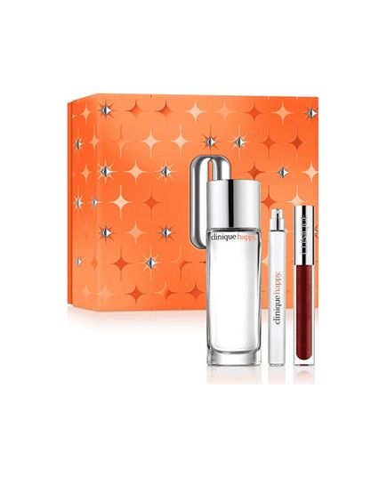 CLINIQUE HAPPY DÁRKOVÁ SADA EDP 50 ML, MINIATURKA EDP 10 ML A LESK NA RTY 3,4 ML