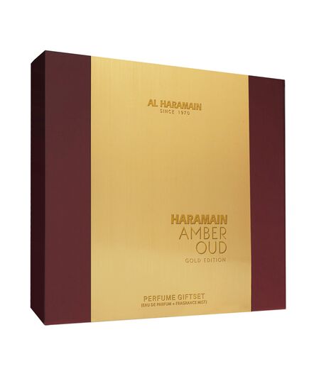 AL HARAMAIN AMBER OUD GOLD EDITION SET U (EDP 75ML + EDP 30ML + DEO 200ML)