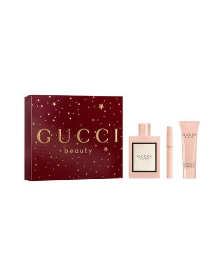GUCCI BEAUTY BLOOM DÁRKOVÁ SADA EDP 100 ML, TĚLOVÉ MLÉKO 50 ML A MINIATURKA 10 ML