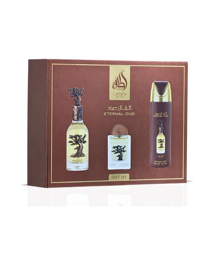 LATTAFA ETERNAL OUD DÁRKOVÁ SADA EDP 100 ML, DEOSPRAY 200 ML A EDP 20 ML