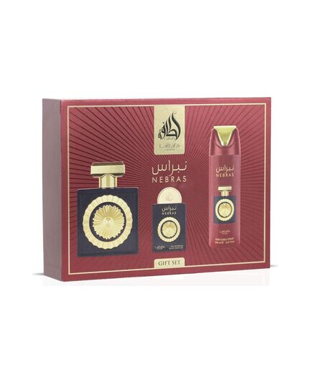 LATTAFA NEBRAS DÁRKOVÁ SADA EDP 100 ML, DEOSPRAY 200 ML A EDP 20 ML