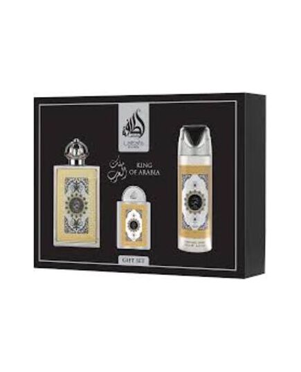 LATTAFA KING OF ARABIA DÁRKOVÁ SADA EDP 100 ML, DEOSPRAY 200 ML A EDP 20 ML