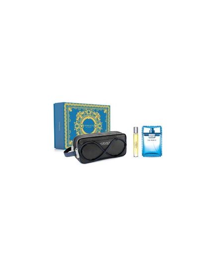VERSACE MAN EAU FRAICHE SET EDT 100 ML + EDT 10 ML + COSMETIC BAG