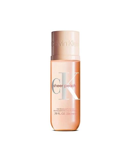 CALVIN KLEIN SHEER PEACH PARFÉMOVÁ MLHA NA TĚLO A VLASY