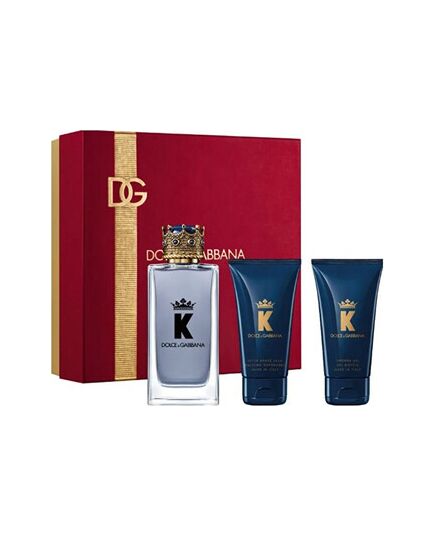 DOLCE GABBANA K BY DOLCE GABBANA GIFT SET EDT 100 ML, AFTER SHAVE BALSAM 50 ML AND SHOWER GEL 50 ML