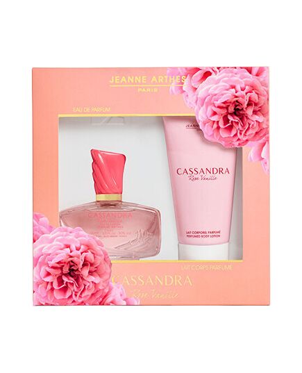 JEANNE ARTHES CASSANDRA ROSE VANILLE DÁRKOVÁ SADA EDP 100 ML A TĚLOVÉ MLÉKO 150 ML