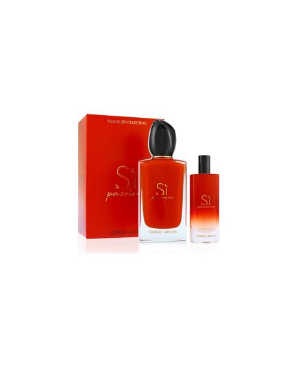 GIORGIO ARMANI SÍ PASSIONE GIFT SET EDP 100 ML AND EDP 15 ML