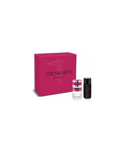TRUSSARDI RUBY RED GIFT SET EDP 60 ML AND BODY LOTION 125 ML
