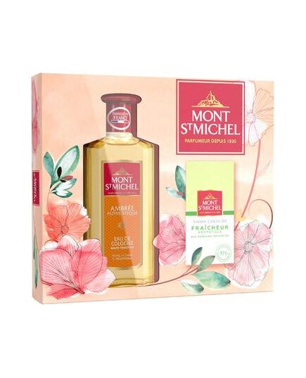 MONT ST MICHEL AMBRÉE AUTHENTIQUE DÁRKOVÁ SADA EDC 250 ML A TUHÉ MÝDLO 125 G