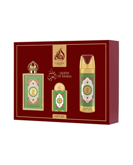 LATTAFA QUEEN OF ARABIA DÁRKOVÁ SADA EDP 100 ML, DEOSPRAY 200 ML A EDP 20 ML