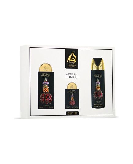 LATTAFA ARTISAN ETHNIQUE DÁRKOVÁ SADA EDP 100 ML, DEOSPRAY 200 ML A EDP 20 ML
