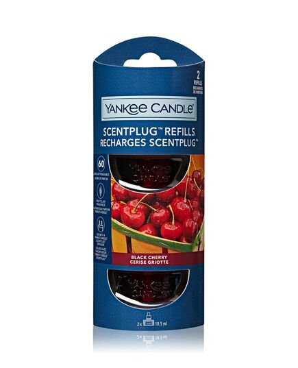 YANKEE CANDLE ELECTRIC REFILL BLACK CHERRY FILLING 2X18,5 ML