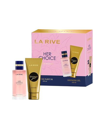 LA RIVE HER CHOICE DÁRKOVÁ SADA EDP 100 ML A SPRCHOVÝ GEL 100 ML