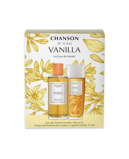 CHANSON D´EAU VANILLA DÁRKOVÁ SADA EDT 100 ML A TĚLOVÁ MLHA 75 ML