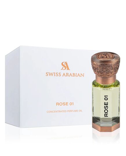SWISS ARABIAN ROSE 01 CONCENTRATED PERFUMED OIL UNISEX 12 ML